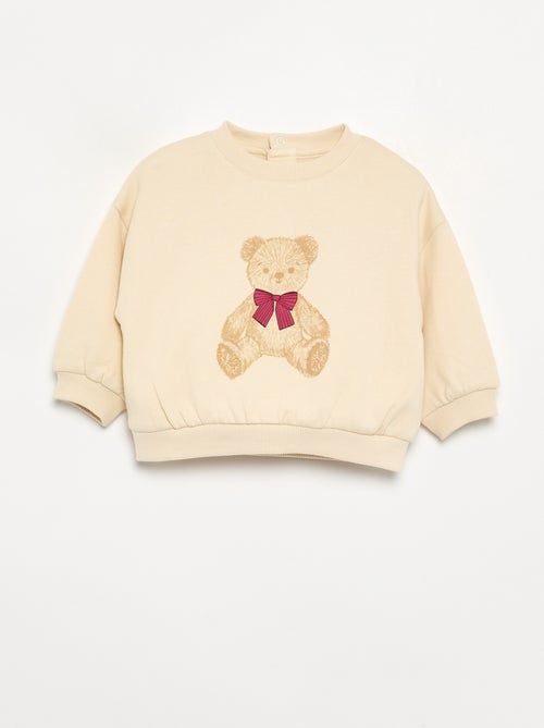 Set met bedrukte sweater + legging - Kiabi
