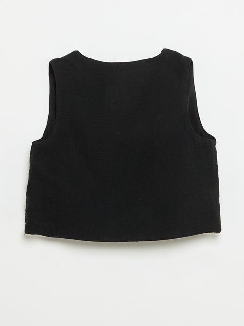 Set met débardeur + mouwloos gilet - Kiabi