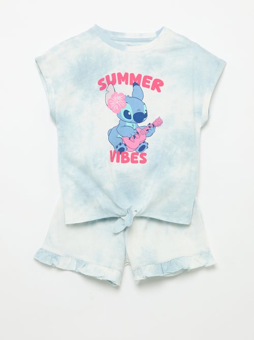 Set met Disney T-shirt en short met ruches - Kiabi