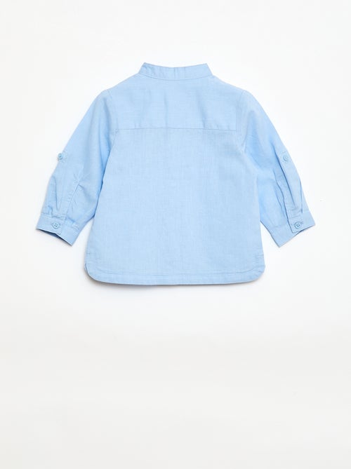 Set met hemd en broek van gemengd linnen - 2-delig - Kiabi