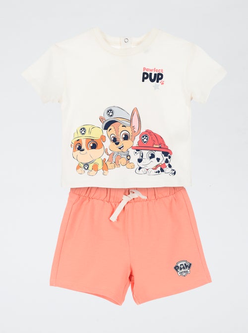 Set met korte broek en T-shirt 'Paw Patrol' - 2-delig - Kiabi