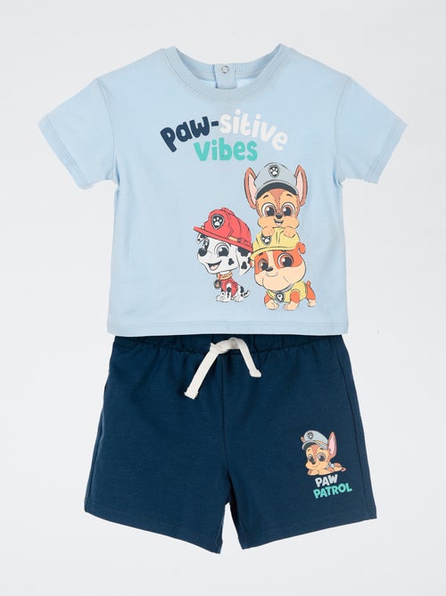 Set met korte broek en T-shirt 'Paw Patrol' - 2-delig - Kiabi
