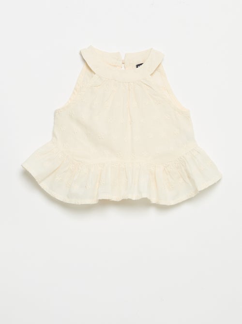 Set met mouwloze blouse en short - Kiabi