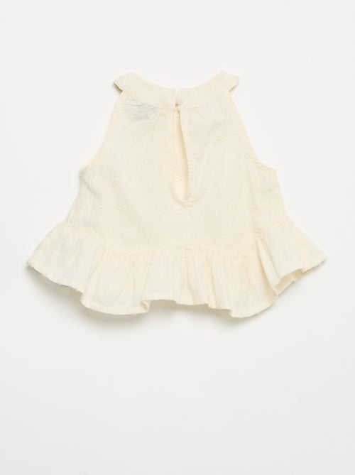 Set met mouwloze blouse en short - Kiabi