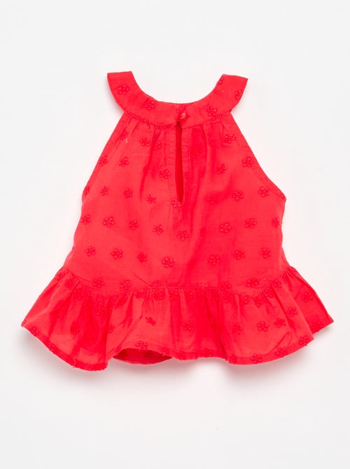 Set met mouwloze blouse en short - Kiabi