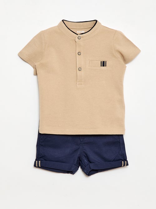 Set met polo en short - 2-delig - Kiabi