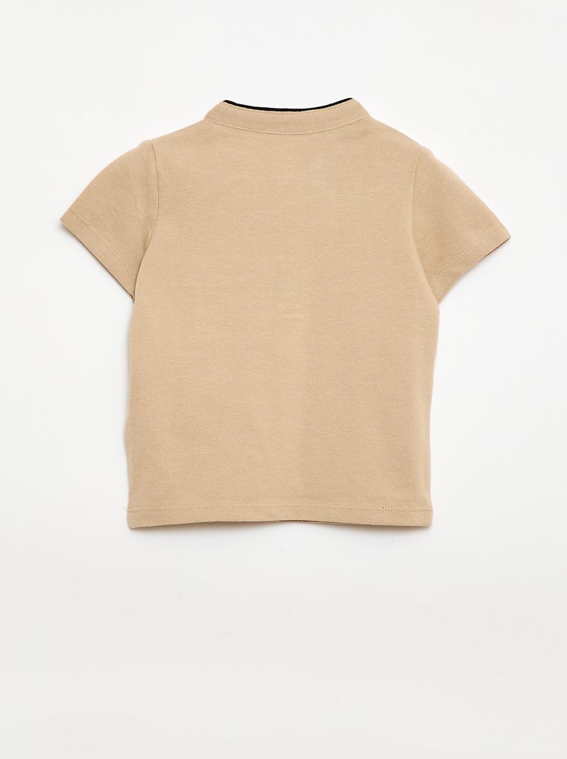 Set met polo en short - 2-delig Biege - Kiabi