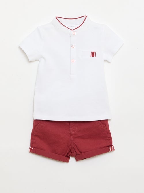 Set met polo en short - 2-delig - Kiabi