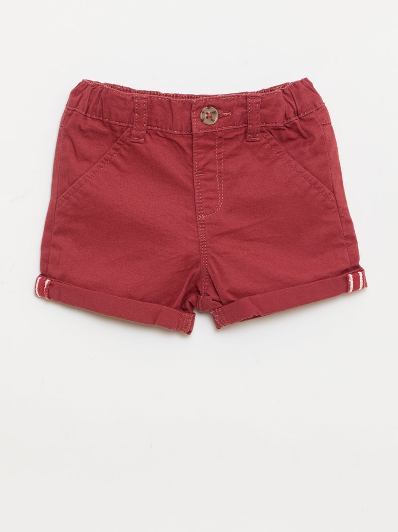 Set met polo en short - 2-delig Bruin - Kiabi