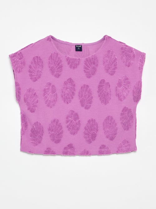 Set met short en T-shirt met details van bouclébreisel - Kiabi