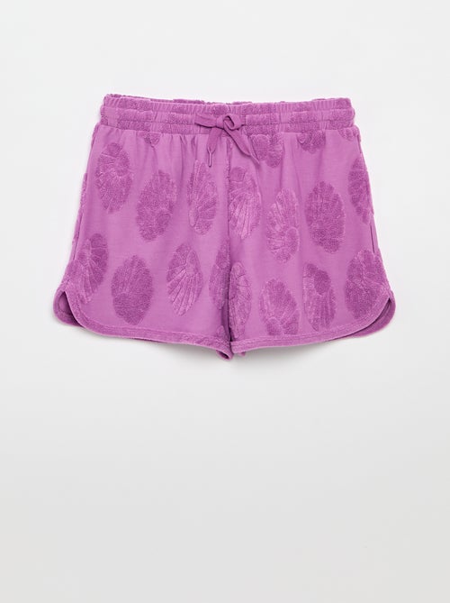 Set met short en T-shirt met details van bouclébreisel - Kiabi