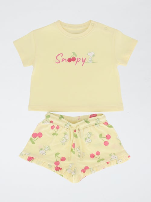 Set met short en T-shirt 'Snoopy' - Kiabi