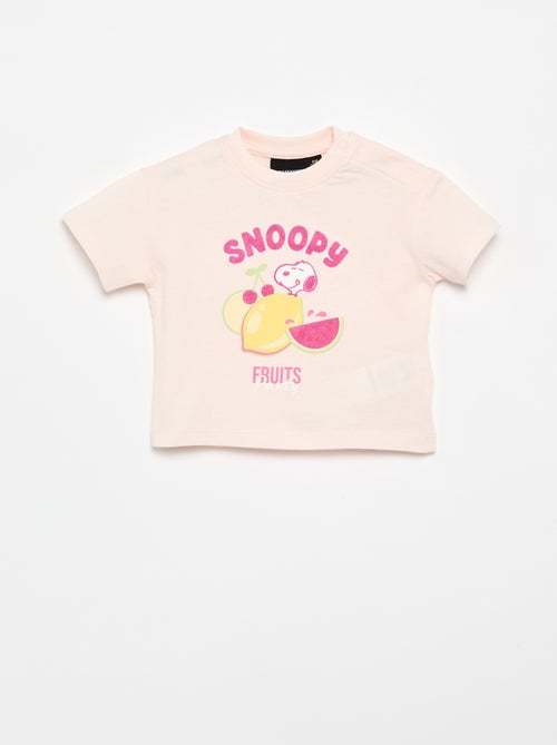 Set met short en T-shirt 'Snoopy' - Kiabi