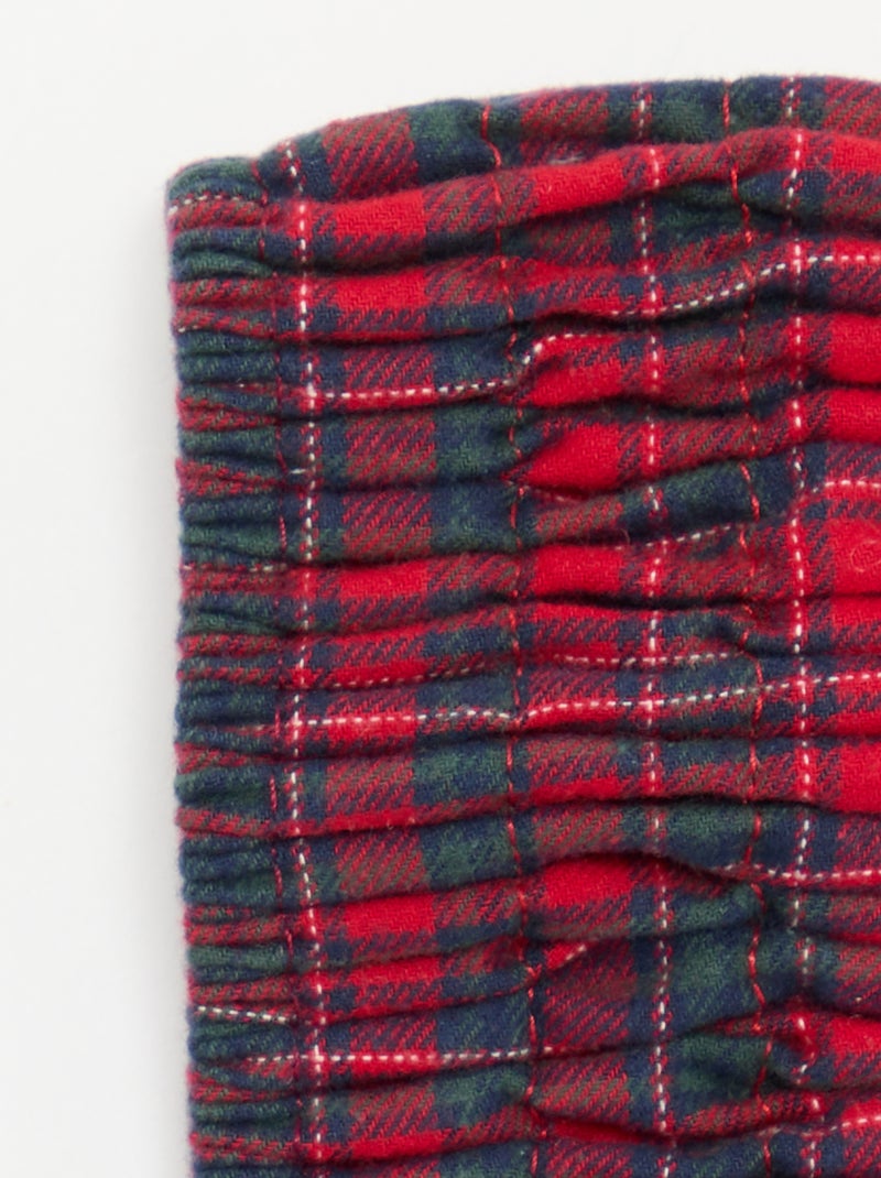 Set met slaapmasker, scrunchie en hoofdband Rood - Kiabi