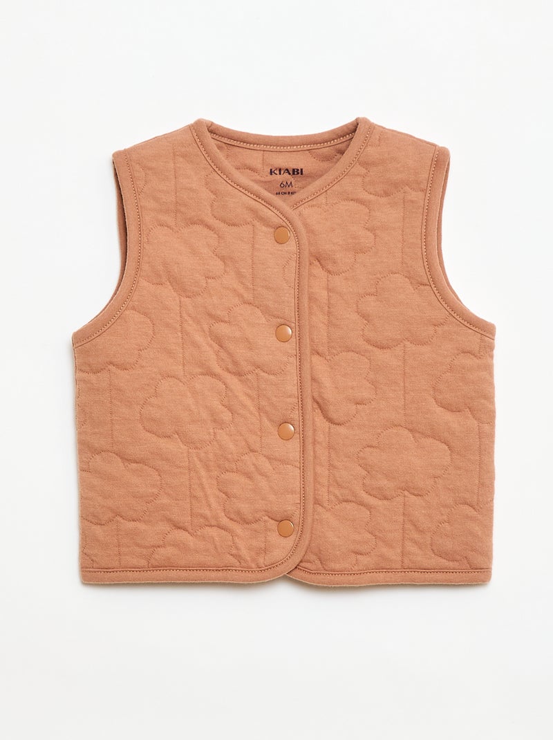 Set met slaapzak en gewatteerd vest Bruin - Kiabi