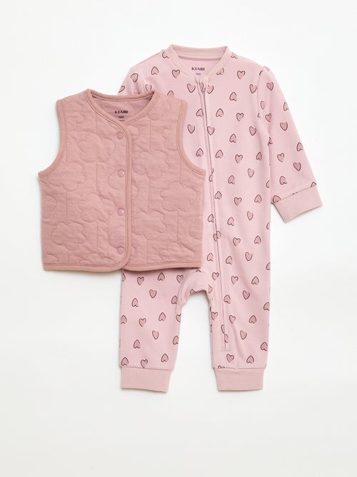 Set met slaapzak en gewatteerd vest - Kiabi