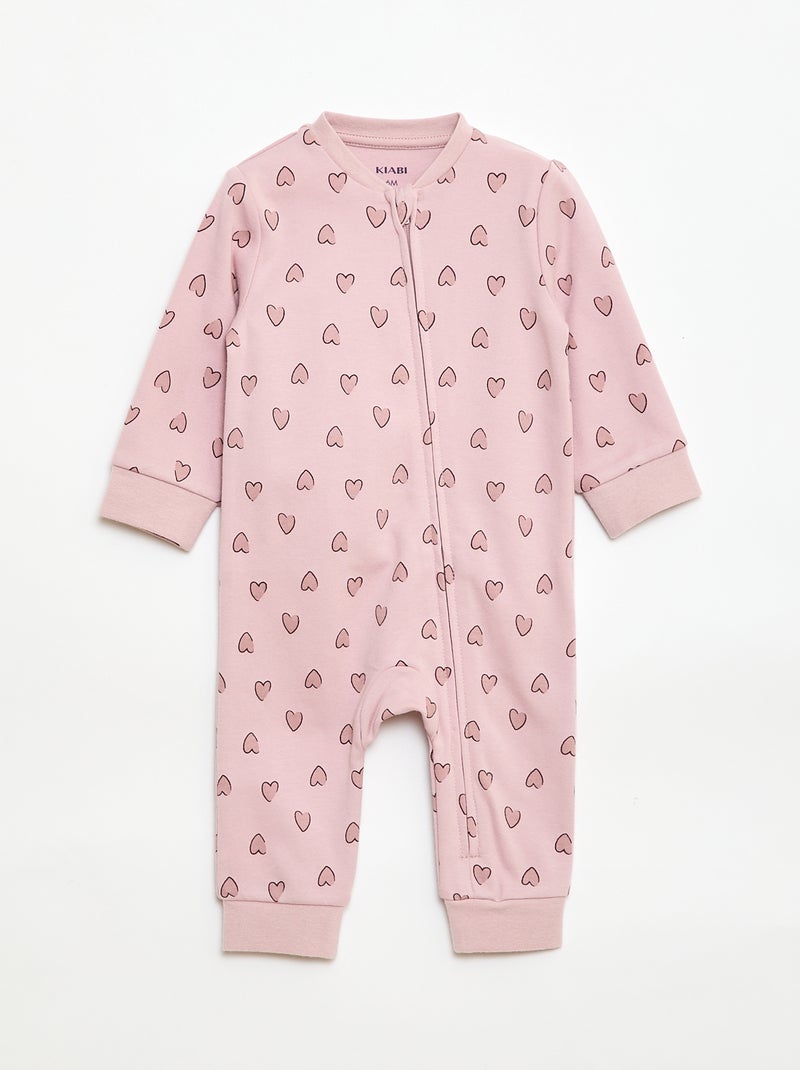 Set met slaapzak en gewatteerd vest Rose - Kiabi