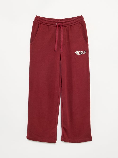 Set met sporttrainingvest met rits en capuchon + sporttrainingbroek - 2-delig - Kiabi
