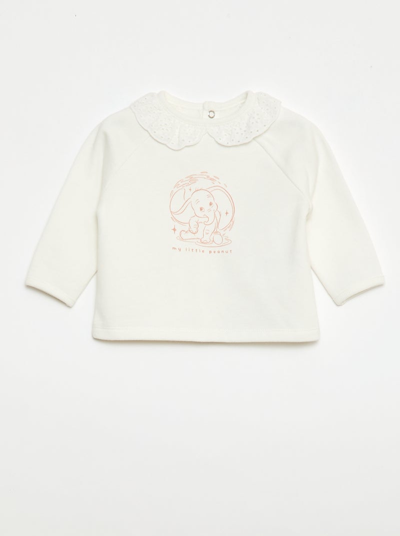 Set met sweater + legging + haarband 'Dumbo' - 3-delig Wit - Kiabi