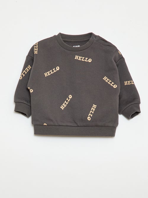 Set met sweater + sporttraining met fantasieprint - 2-delig - Kiabi