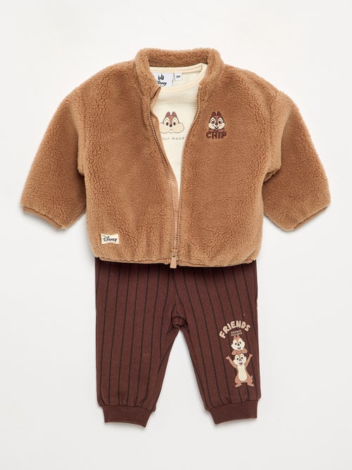 Set met sweater, T-shirt en broek 'Tic & Tac' 'Disney' - 3-delig - Kiabi