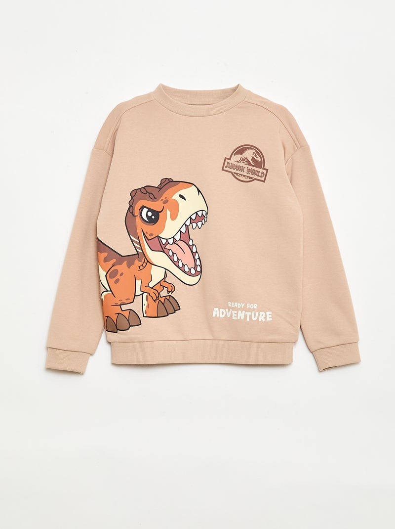 Set met sweatshirt en short 'Jurassic World' - 2-delig Biege - Kiabi
