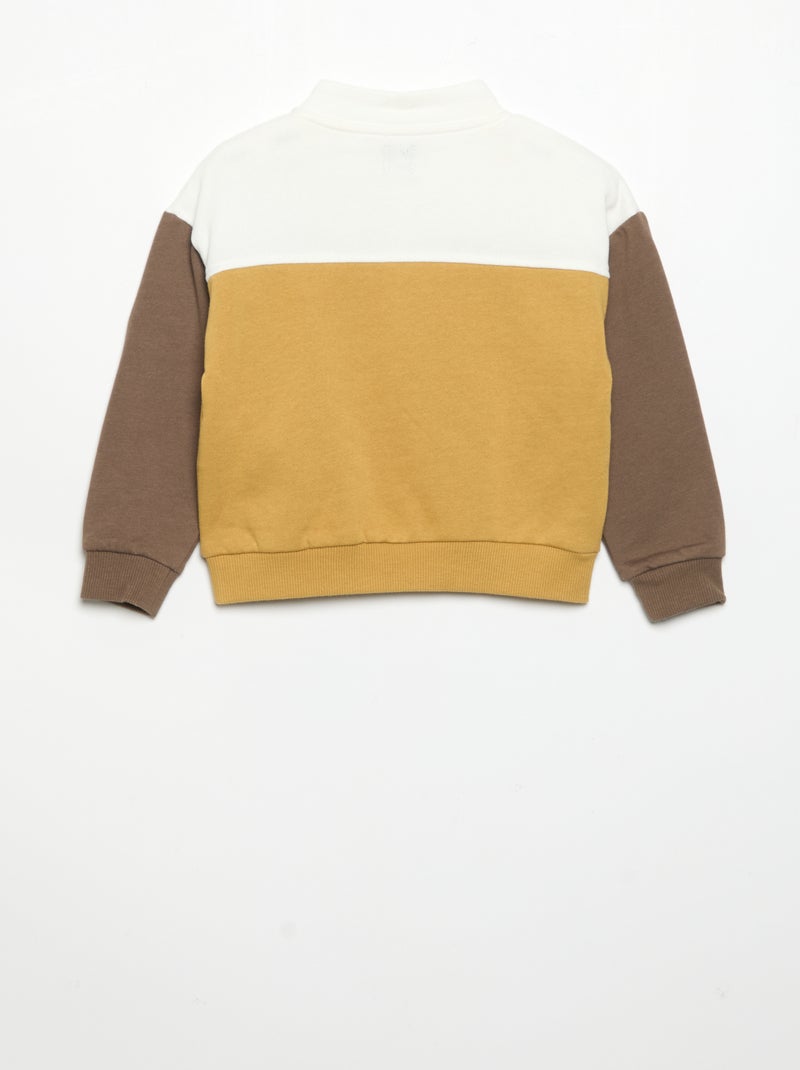 Set met sweatshirt en sporttraining Geel - Kiabi
