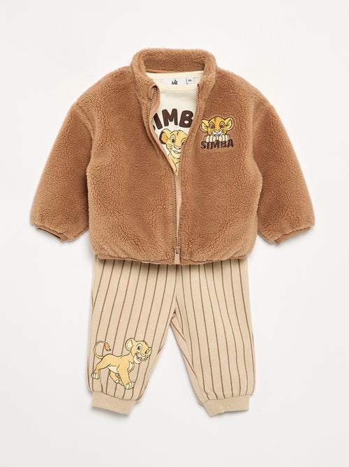 Set met sweatshirt + T-shirt + broek 'Disney' - 3-delig - Kiabi