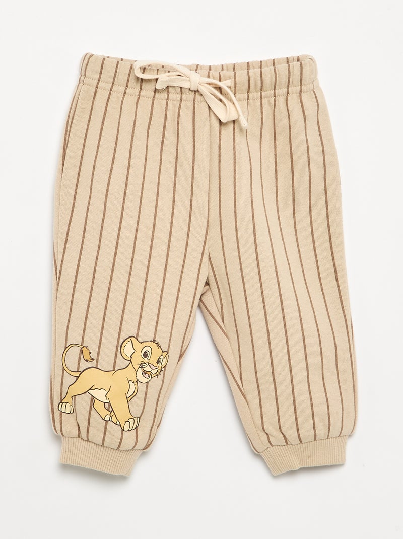 Set met sweatshirt + T-shirt + broek 'Disney' - 3-delig Biege - Kiabi
