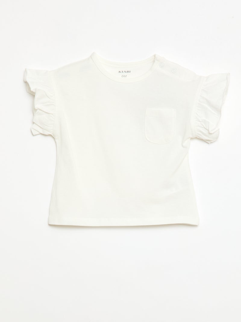 Set met T-shirt + broek - 2 zakken Blauw - Kiabi