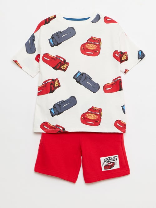 Set met T-shirt en bermuda 'Cars' 'Disney' 'Pixar' - 2-delig - Kiabi