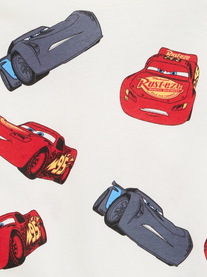 Set met T-shirt en bermuda 'Cars' 'Disney' 'Pixar' - 2-delig Wit - Kiabi