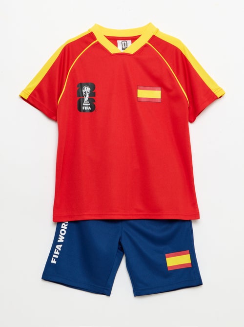 Set met T-shirt en short met officiële FIFA Wereldbeker 26™ licentie - Frankrijk - Kiabi