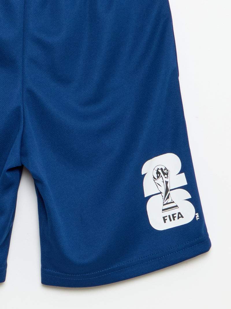 Set met T-shirt en short met officiële FIFA Wereldbeker 26™ licentie - Frankrijk Rood - Kiabi