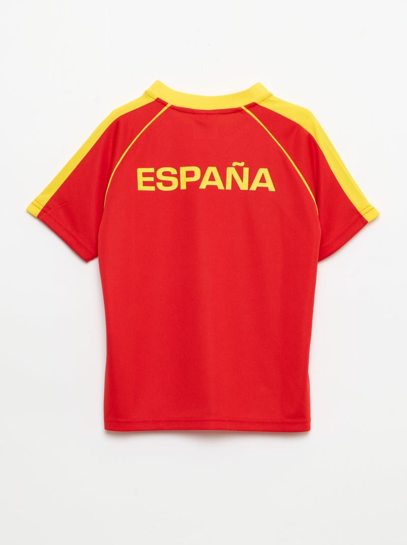 Set met T-shirt en short met officiële FIFA Wereldbeker 26™ licentie - Frankrijk Rood - Kiabi