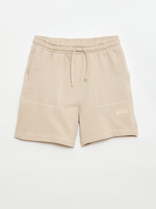 Set met T-shirt en short van katoenpiqué - Kiabi