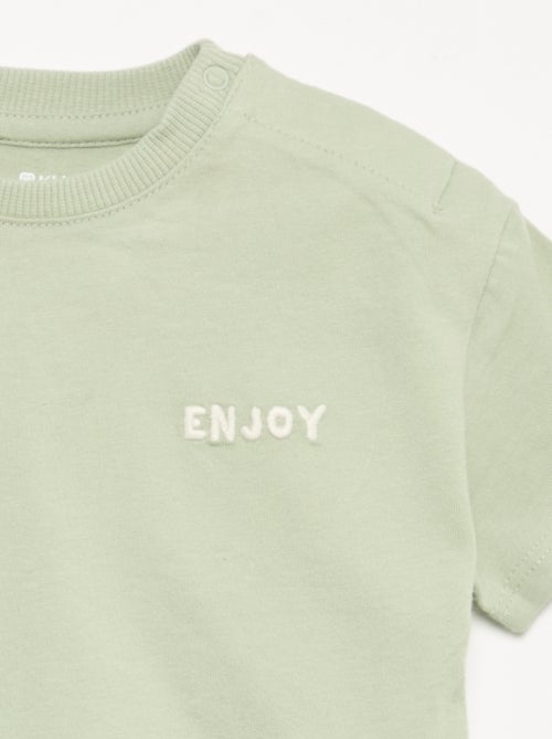 Set met T-shirt en sporttrainingbroek - Kiabi