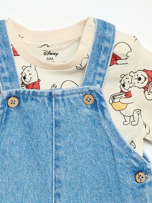 Set met T-shirt en tuinbroek 'Mickey' 'Disney' - 2-delig - Kiabi