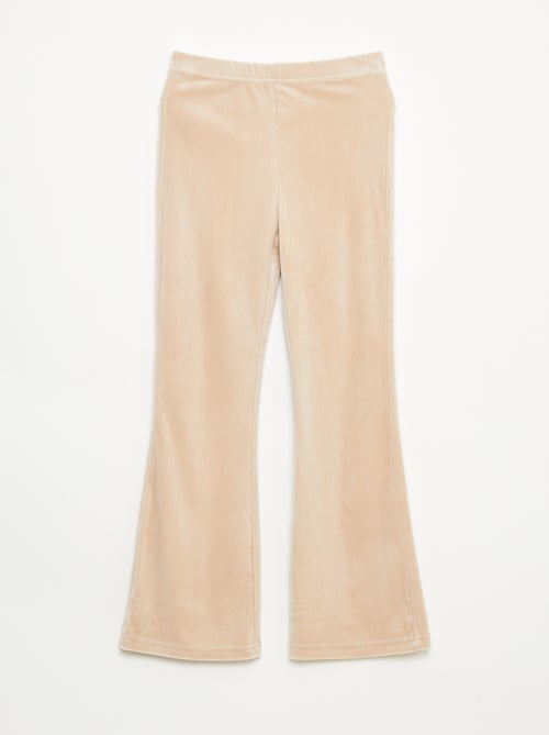 Set met T-shirt + fluwelen broek - 2-delig - Kiabi