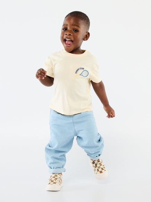 Set met T-shirt + jeansbroek - 2-delig - Kiabi