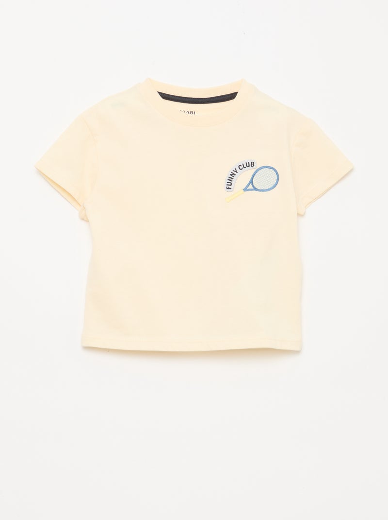 Set met T-shirt + jeansbroek - 2-delig Blauw - Kiabi