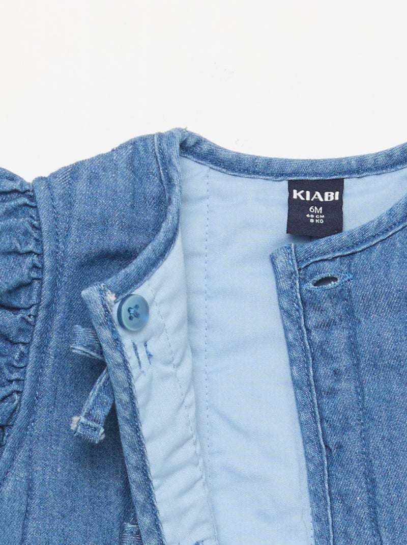 Set met T-shirt + legging + vest - 3-delig Blauw - Kiabi