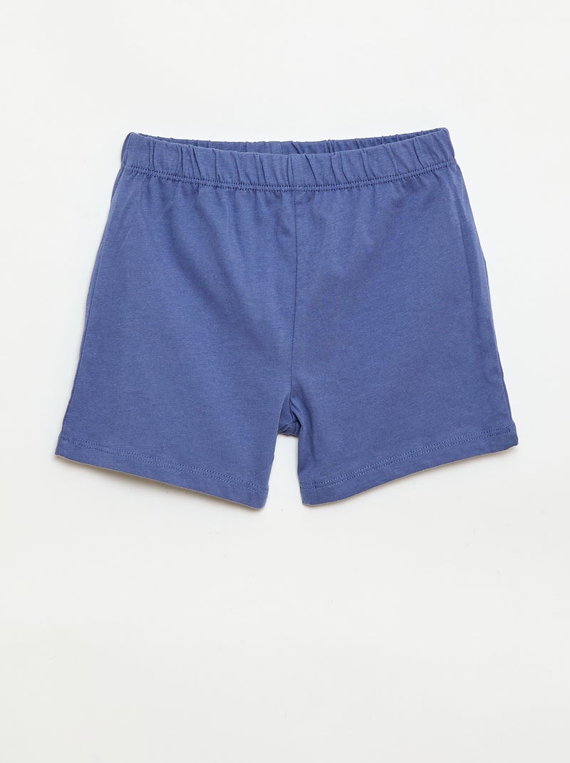 Set met T-shirt + short 'Disney' 'Mickey' - 2-delig Blauw - Kiabi