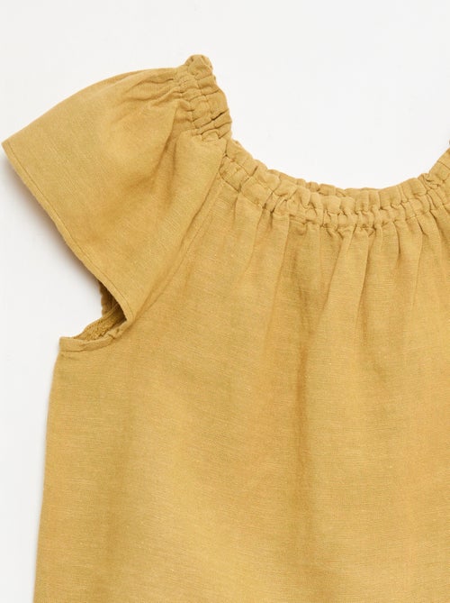 Set met top en canvas rok - Kiabi