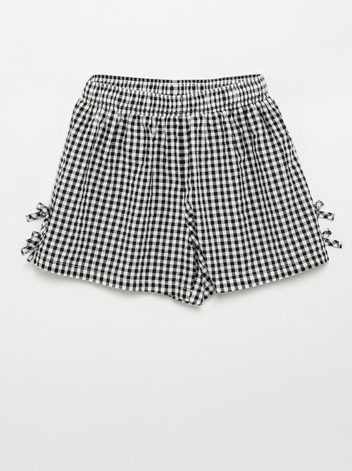 Set met topje en short met Vichyprint - 2-delig - Kiabi