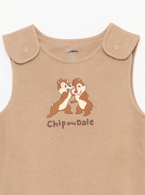 Set met tuinbroek slaappak + body met lange mouwen 'Disney' - Kiabi