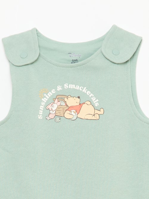 Set met tuinbroek-slaappak + body met lange mouwen 'Disney' - Kiabi