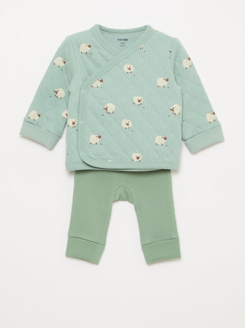 Set met wikkelvest + legging - 2-delig - Kiabi