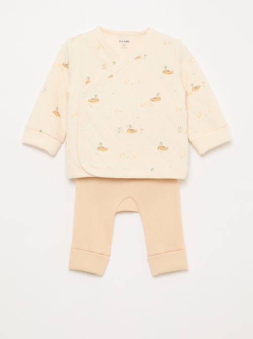 Set met wikkelvest + legging - 2-delig - Kiabi