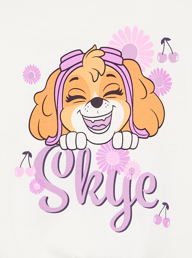 Set short + T-shirt 'Paw Patrol' Wit - Kiabi